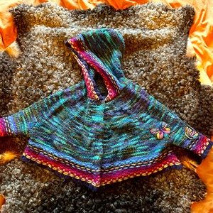 Catimini poncho sweater jacket 3t-French botique